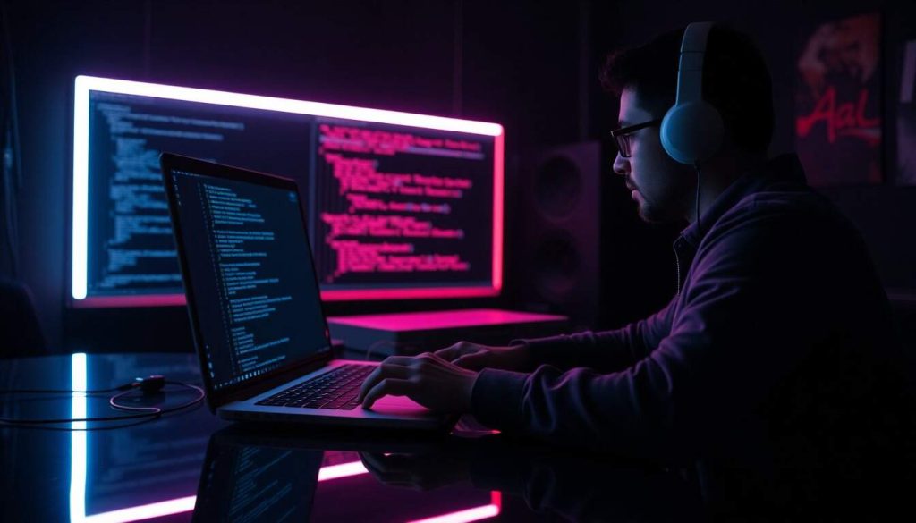 IT‑тематика / ноутбук и код