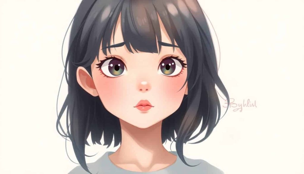 Портрет в стиле иллюстрации